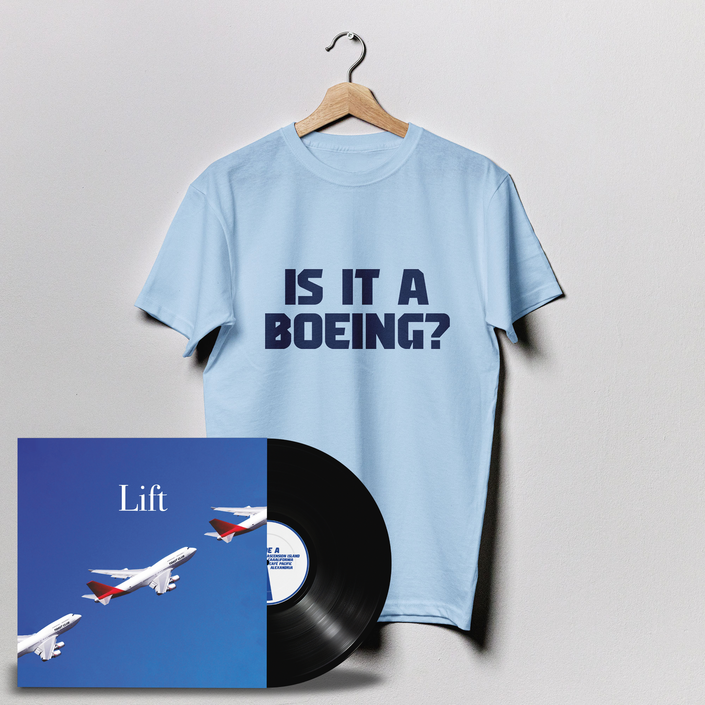 TOAST CLUB - Is It A Boeing? - T-Shirt + LP Bundle